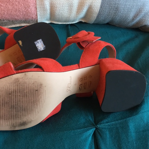 Like-new J Crew ankle strap heels - Picture 4 of 4